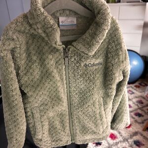 Columbia Kids Fleece Hoodie - Sage Green